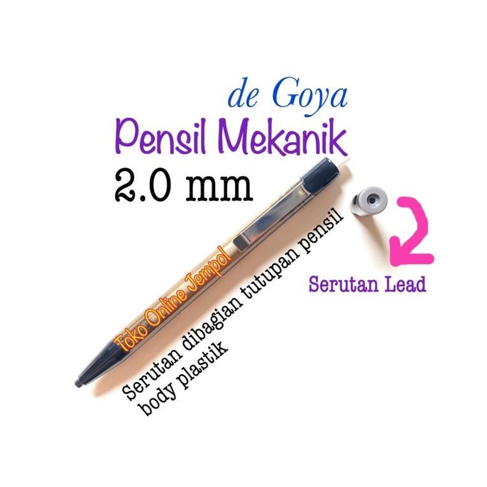 

2.0mm Pensil Mekanik De Goya mechanical pencil degoya 2,0 ATK1472DG