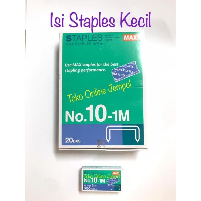 

REFILL staples KECIL MAX no.10-1M no 10 isi ulang stapler ATK1030MX