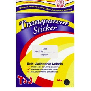 

TRANSPARAN Label 38 X 75mm no.121 Tom and Jerry Sticker ATK1434TJ