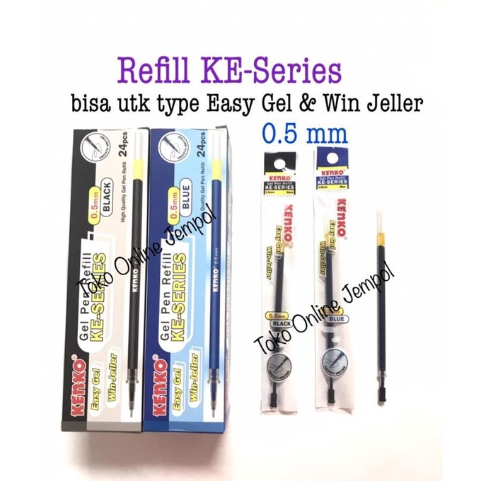 

Refill pulpen gel Kenko KE series bs utk Easy gel win jeller ATK1123KN