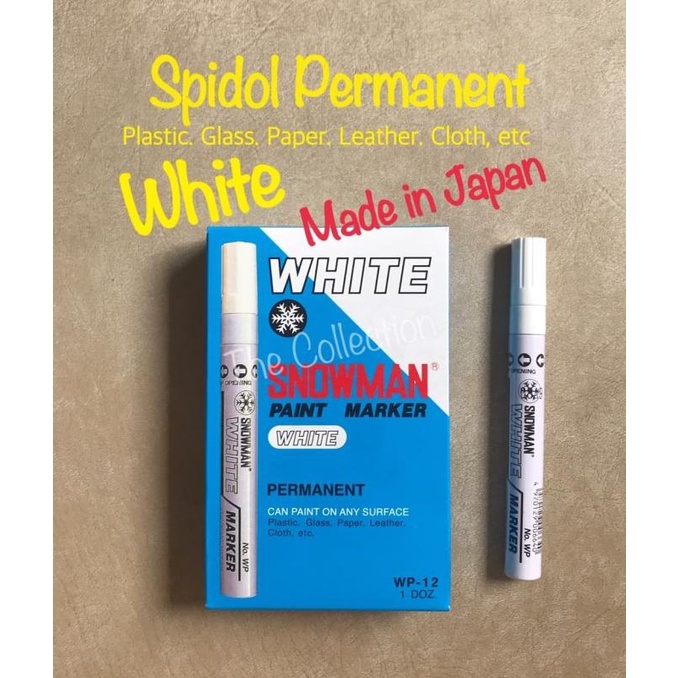 

ATK0640SN PUTIH Spidol Permanent Snowman Paint Marker WP 006640 White