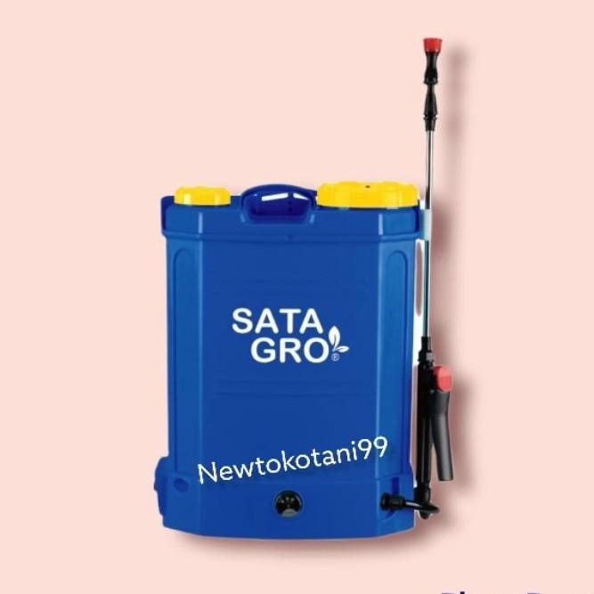 Sprayer Elektrik Satagro 13,7 Liter Alat Semprot Elektrik Cas 14 L