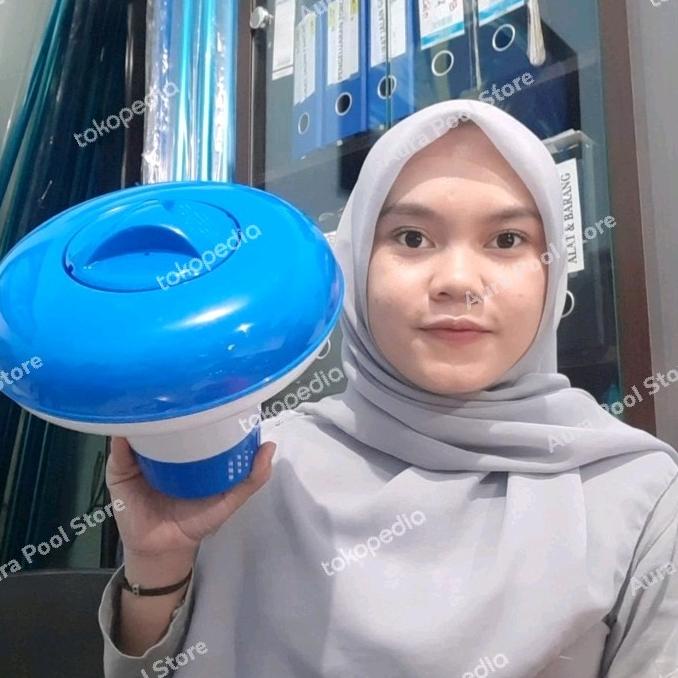 Floating Chlorine Dispenser Pelampung Kaporit Tablet Besar