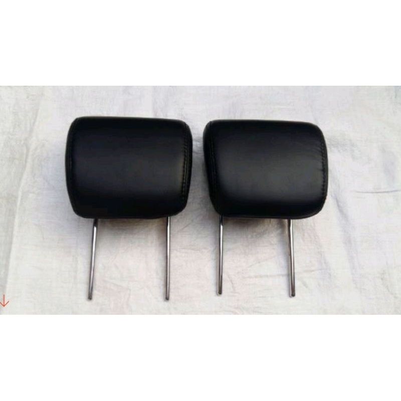Headrest Ayla Agya Bahan Kulit Sinsetis Sandaran Kepala Jok Mobil Ayla