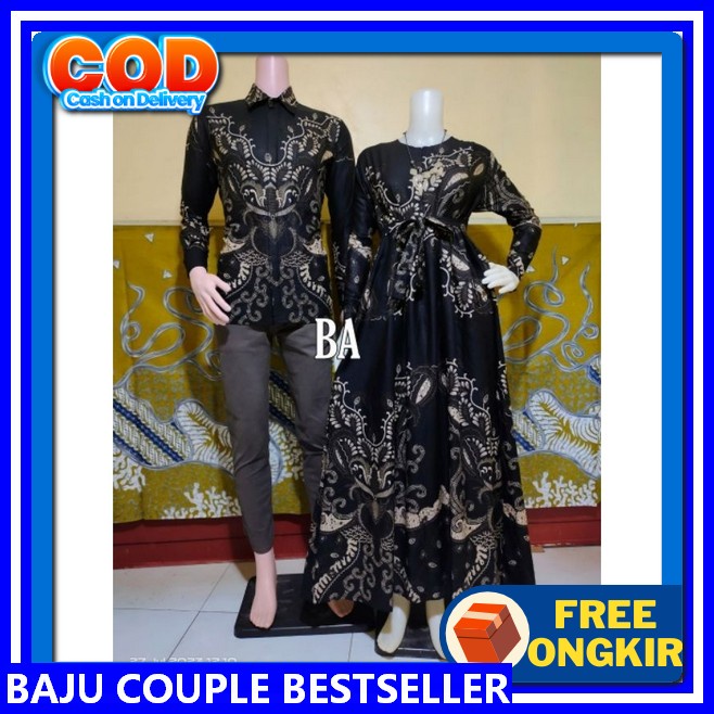 Gamis Couple Suami Istri 2024 Baju Kapelan Syari Lebaran Elegan Gamis Ibu Dan Anak Mewah Kekinian Sa