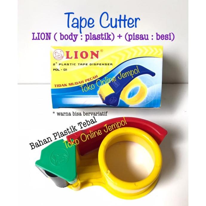 

PLASTIK Alat Potong Lakban Tape Dispenser PDL-01 Cutter LION ATK0953LN