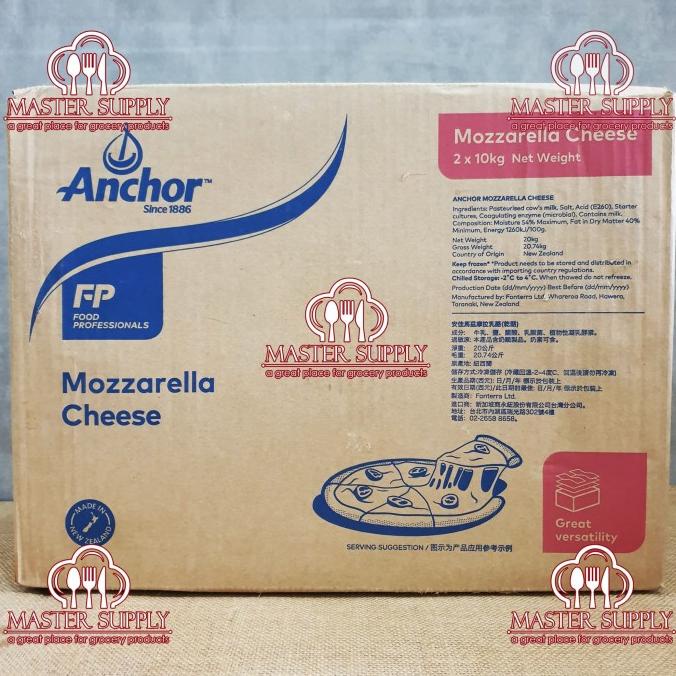 

MOZARELLA BLOCK ANCHOR REPACK 1 KG / KEJU MOZARELLA BLOK 1KG HM