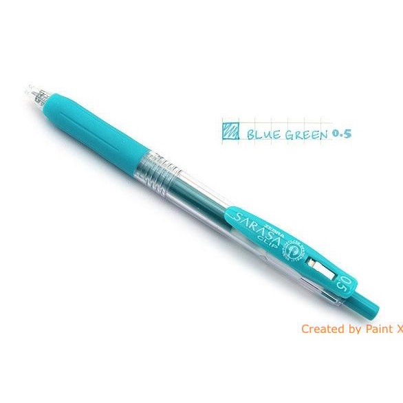 

ATK0277SR JJ15BG BLUEGREEN 0.5 Pen Zebra Sarasa Clip Gel Ink japan