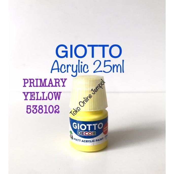 

25ml YELLOW Cat Acrylic Giotto 538102 Akrilik Paint Art ATK0963GT