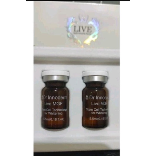 BPOM Dr Innoderm Live MGF Stem Cell Whitening Ecer