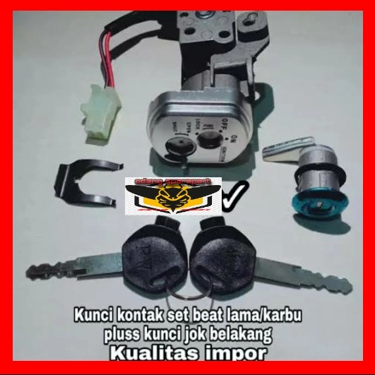Kunci Stop Kontak Motor Honda Beat Karbu