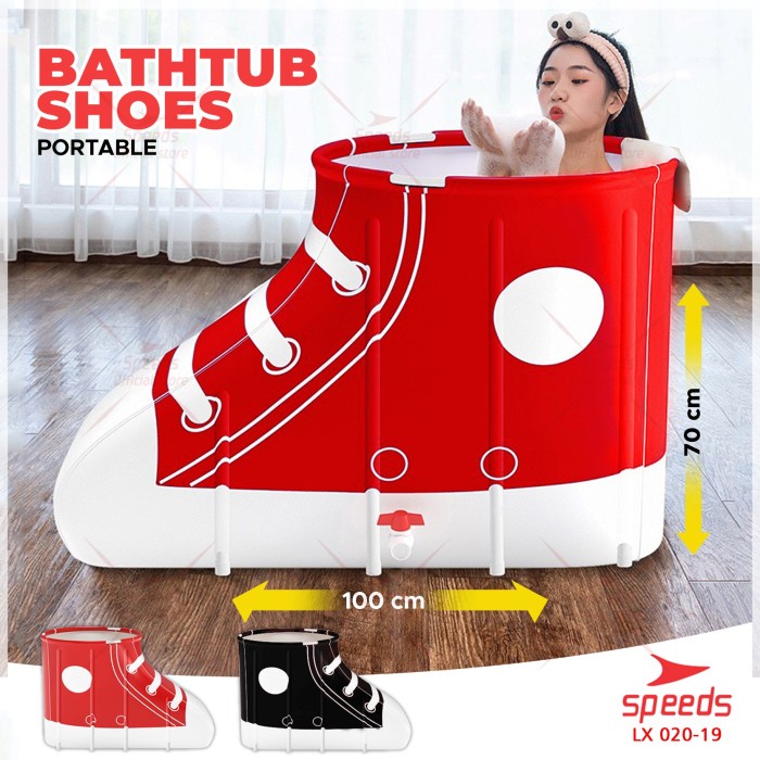 Promo Folding Bathtub Portable Bak Mandi Lipat Bathtub Lipat Speeds 020-19