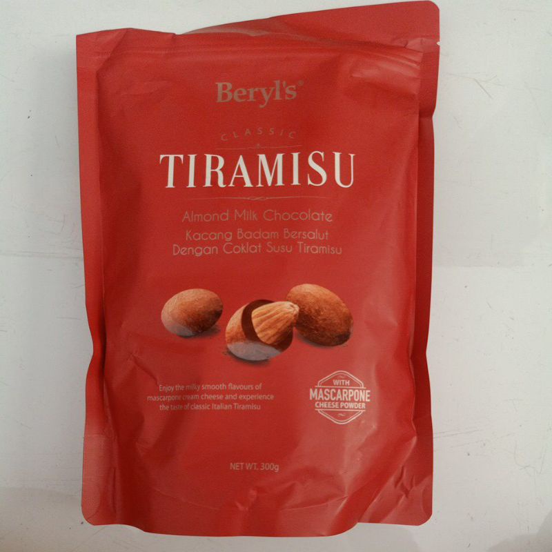 

Beryls/Beryl'S Classic Tirasu Almond Dark White Lky Coklat 300Gram