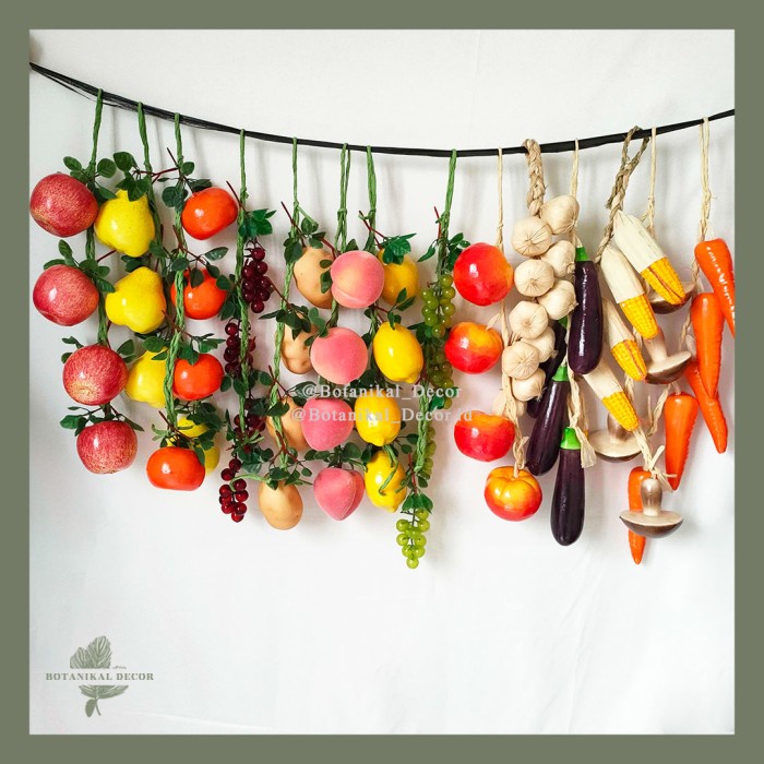 Artificial Buah Sayur Imitasi Plastik Palsu Foam Busa Fruit Vegetable