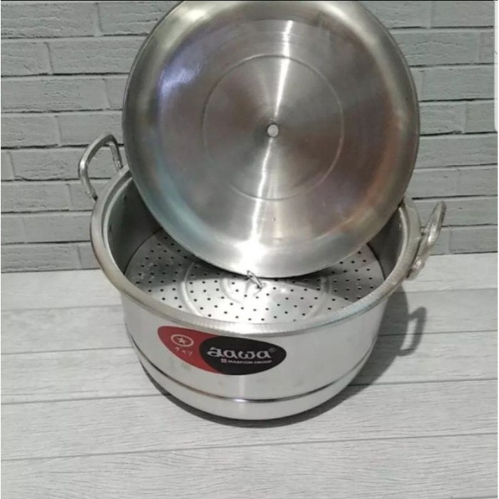 [Ori] Dandang Nasi Jawa 45 Cm Panci Dandang Ekonomis Jawa 45Cm/Langseng 45Cm Berkualitas