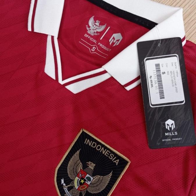 Jersey Timnas Mills Indonesia Original Terbaru Mils Sport Official