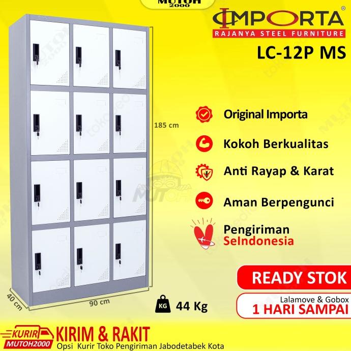 

Importa Lc-12P Bt Ms Loker Besi 12 Pintu Locker 12 Pintu Full Plat Original