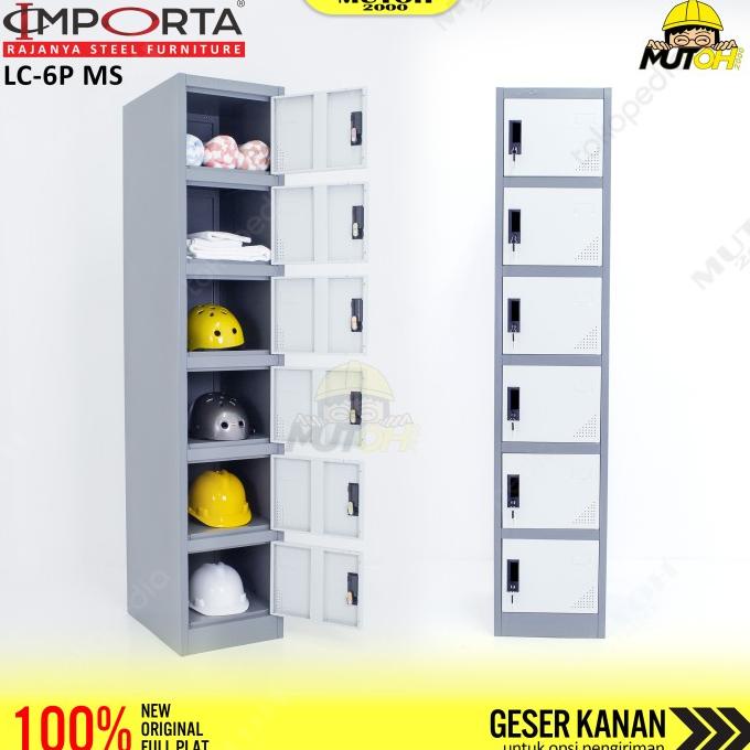 

Importa Lc-6P Ms Standing Loker Besi Locker Besi 6 Pintu Full Plat Pengiriman Cepat