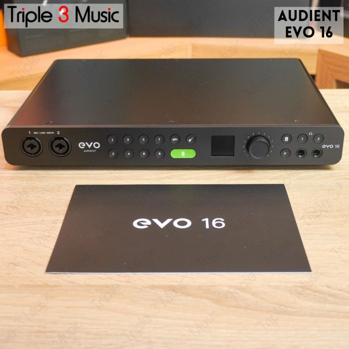 AUDIENT EVO 16 EVO16 Soundcard Recording Multi track