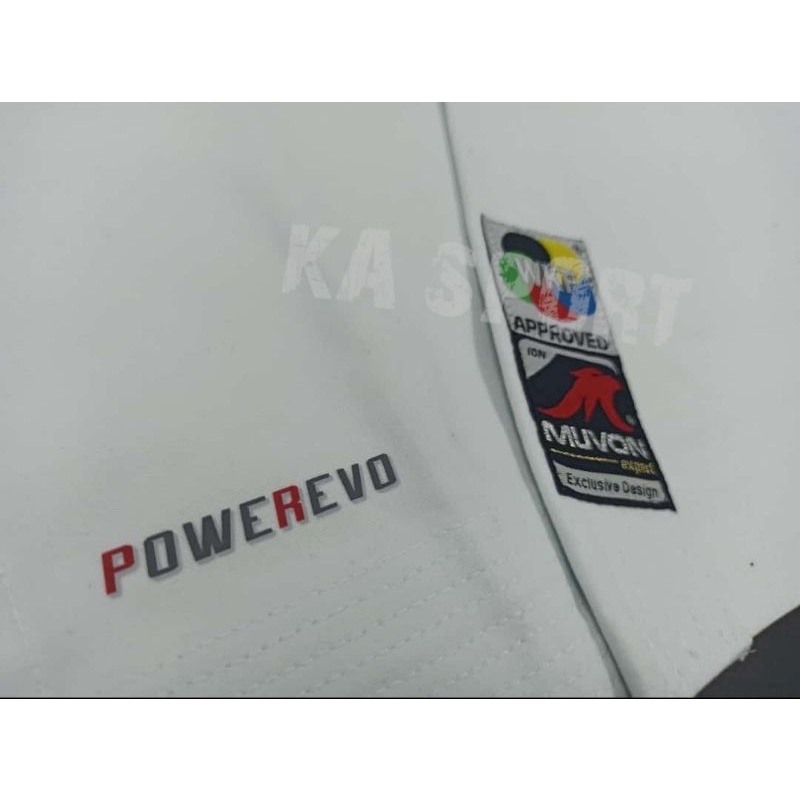 Baju Karate Gi Kata Muvon Powerevo Power Revo 2.0 Wkf Approved