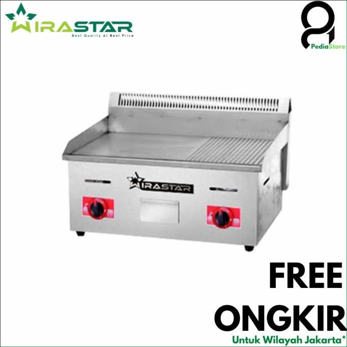 Wirastar GRD-722 Gas Griddle / Mesin grill Kompor Teppanyaki