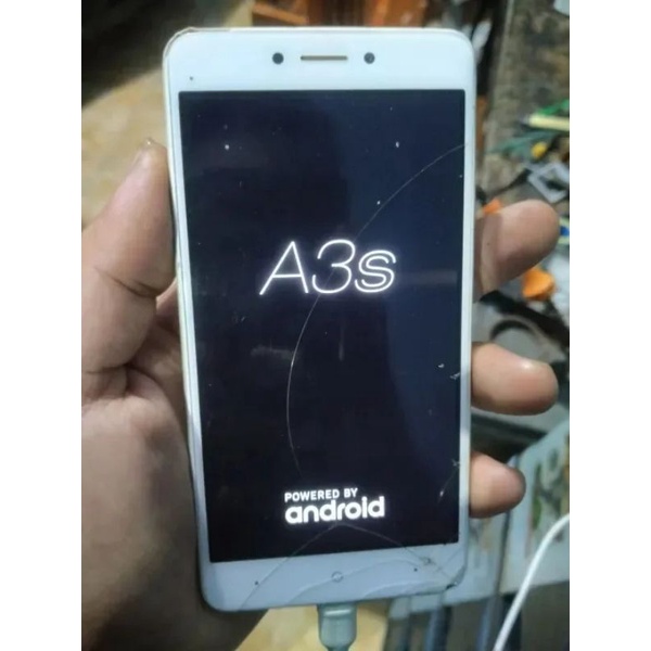 Lcd Tc hp Cina mobile A3s minus Tc retak sentuh normal