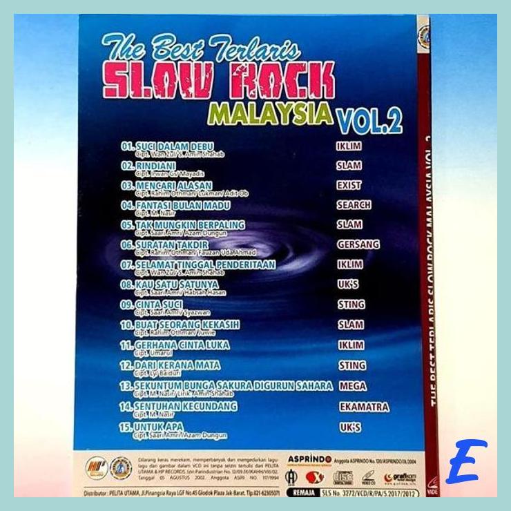 | HNP | KASET VIDEO VCD ORIGINAL LAGU KARAOKE SLOW ROCK MALAYSIA TERPOPULER