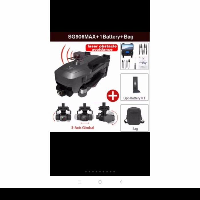 Promo Drone Sg906 Pro 3 Max 4K Eis Versi Evo Laser Menghindari Hambatan 3 Ax