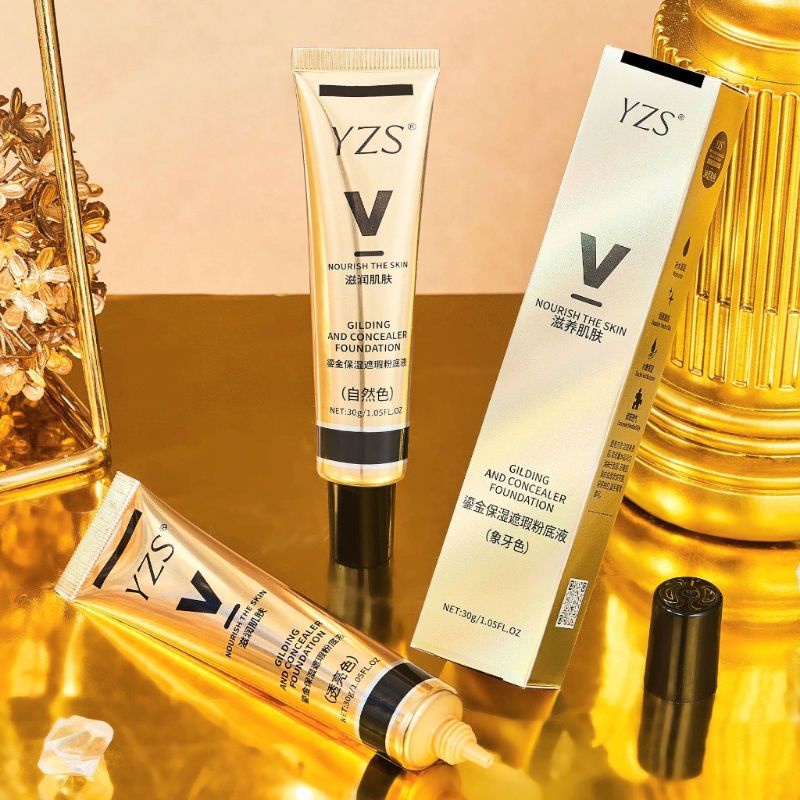 BPOM YZS Liquid Matte Foundation Waterproof Oil Control Tahan Lama Full Coverage
