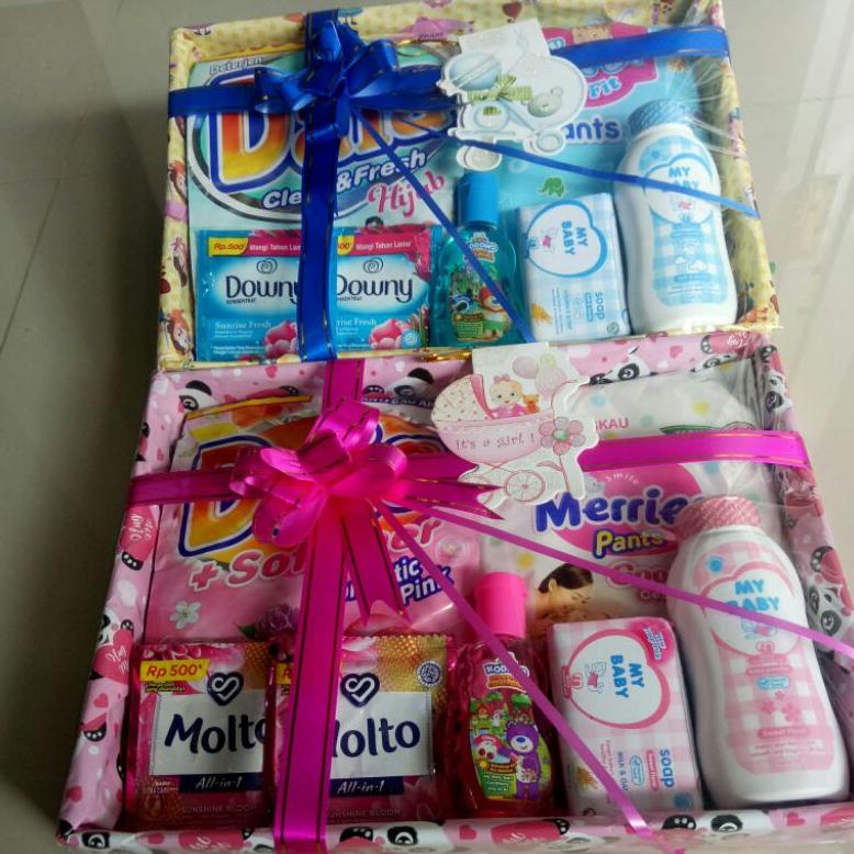 TERBARU PARCEL BAYI MURAH TERJANGKAU FREE KARTU UCAPAN DAN PACKING BUBLEWRAP+KARDUS BISACOD