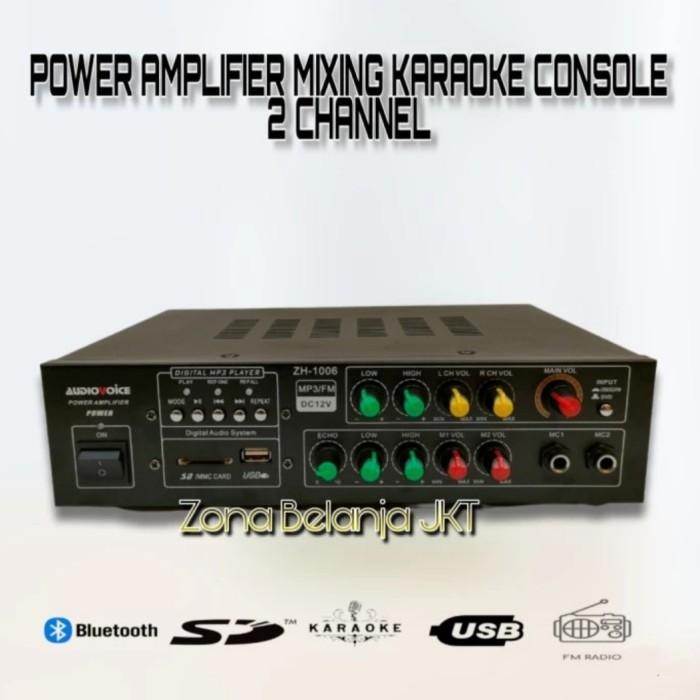 Amplifier karaoke Bisa bluetooth dan Usb Power Amplifier Audio Voice