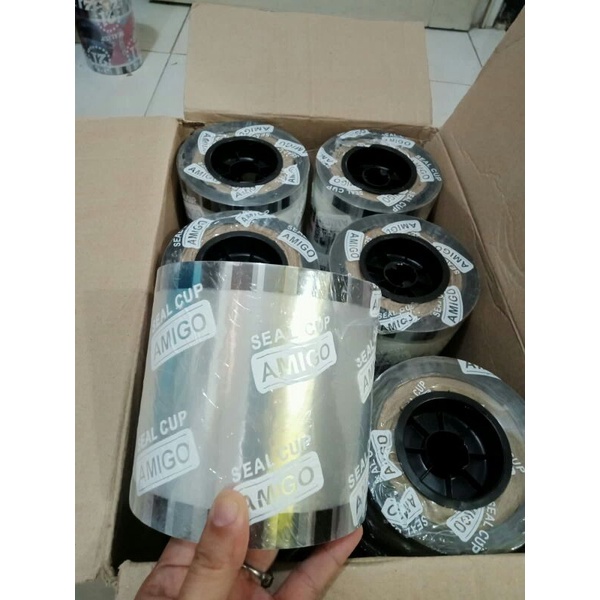 

PLASTIK LID CUP SEALER MERK AMIGO ISI 1.200 LEMBAR