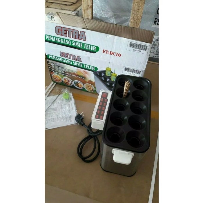 [Baru] Sostel Mesin Sosis Telor 10 Lubang Getra/ Egg Roll Listrik 10 Lubang Diskon