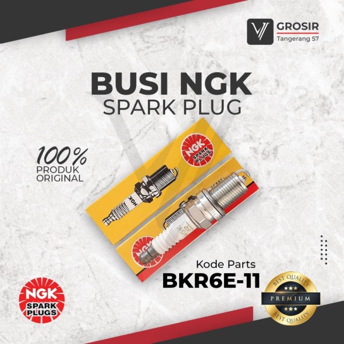 Ngk Bkr6E-11 Busi Yaris Bakpao Soluna Vios Avanza Xenia 2004-2010 Best