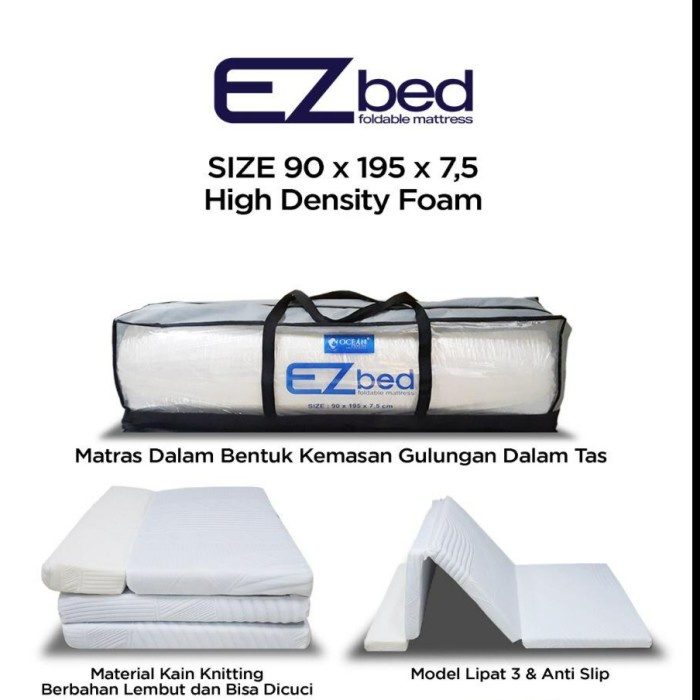 Bherby Matras Lipat Premium Ez Bed Kasur Busa Anti Slip