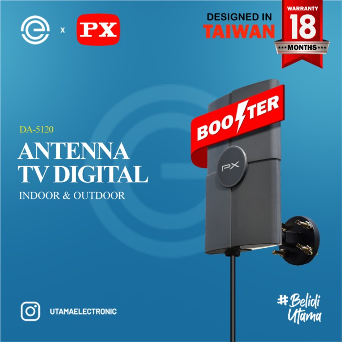 PX ANTENA DIGITAL TV INDOOR / OUTDOOR PX DA-5120