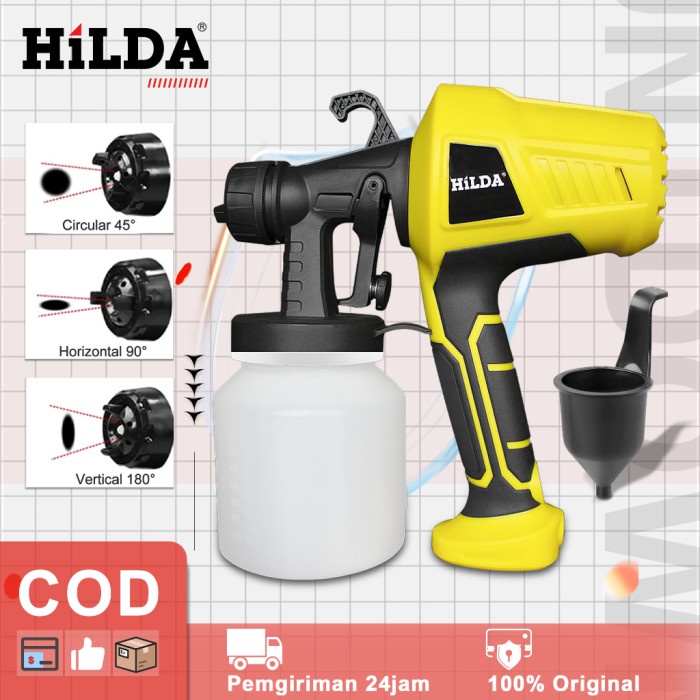 Terbaru Hilda 800Ml Electric Spray Gun Paint Mesin Cat Semprot Elektrik Promo Terlaris