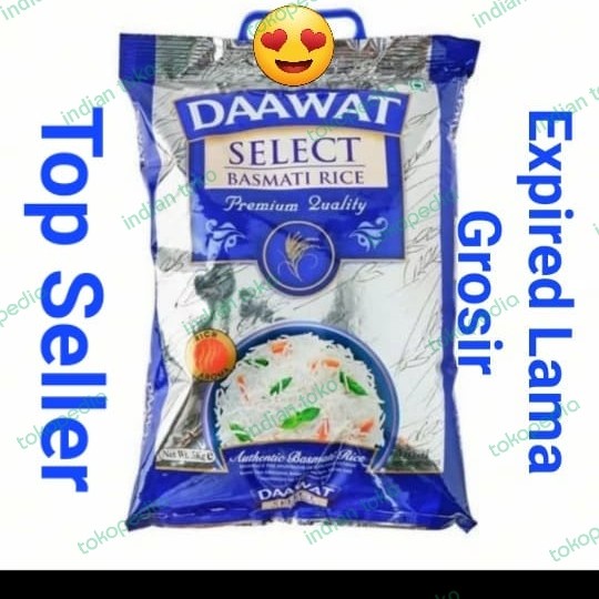 

DAAWAT PREMIUM SELECT RICE BASMATI 5 KG PACKING ORI / DAAWAT SELECT