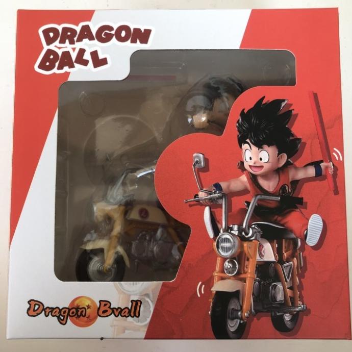 (GUND) PVC ACTION FIGURE DRAGONBALL SON GOKU MASTER ROSHI BIKE VER