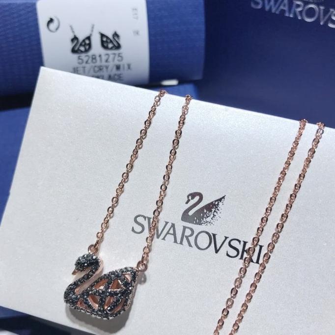 Promo Kalung Swarovski Facet Swan Necklace Original 100% Original