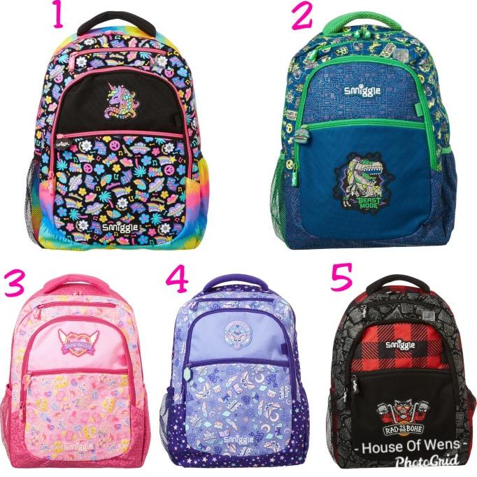 Smiggle Express Backpack - Tas Backpack Smiggle Original