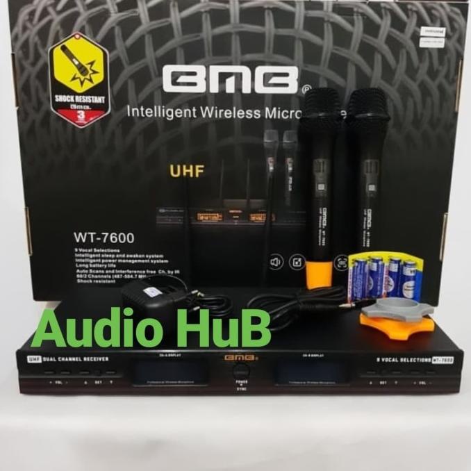 Mic Wireless Bmb Wt 7600 Microphone Bmb Wt7600 Original Garansi Resmi