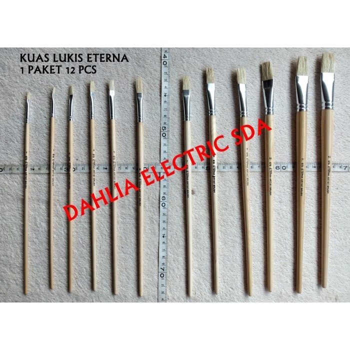 

Kuas Lukis 1 Paket (12 Pcs) Best