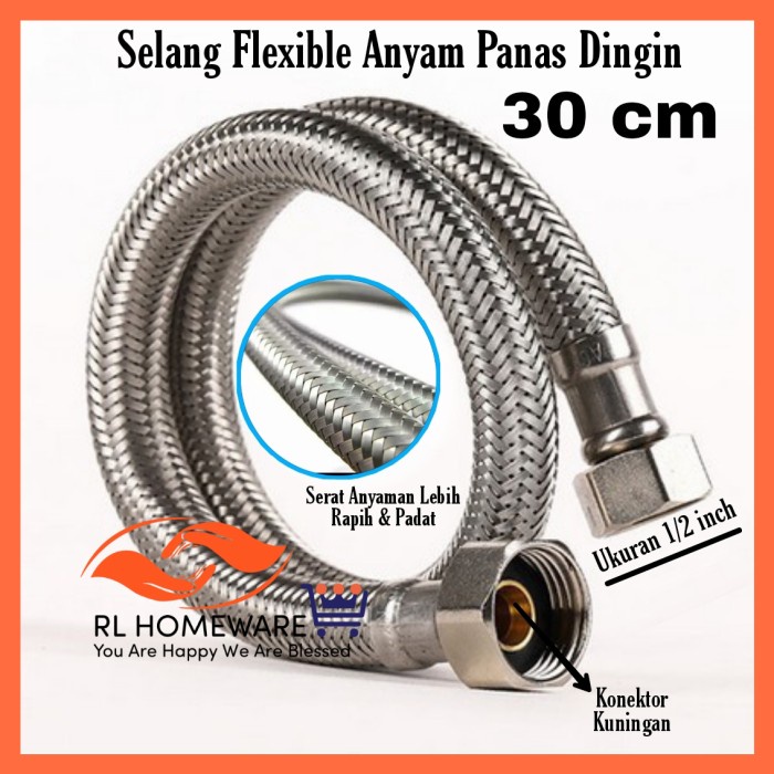 Jet Shower Toilet Stainless Sus 304 Stop Kran Air Cabang Selang Kloset Best