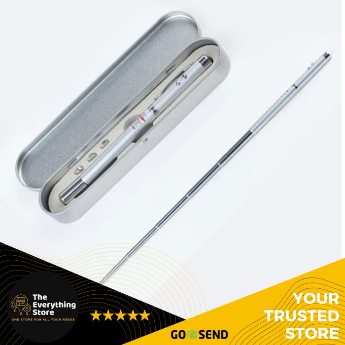 

Best Pulpen Multifungsi 5 In 1 / Pulpen Senter Laser Stick Dan Magnet