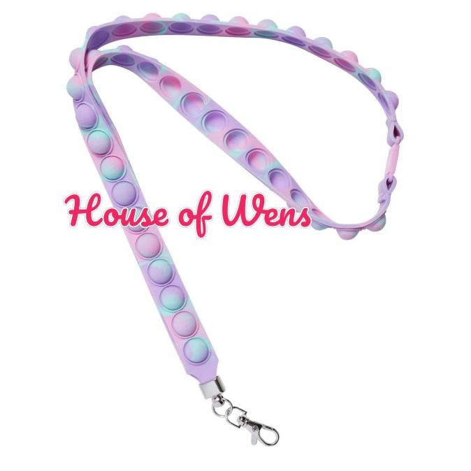 

Smiggle Poppies Lanyard Original - Gantungan Name Tag Original