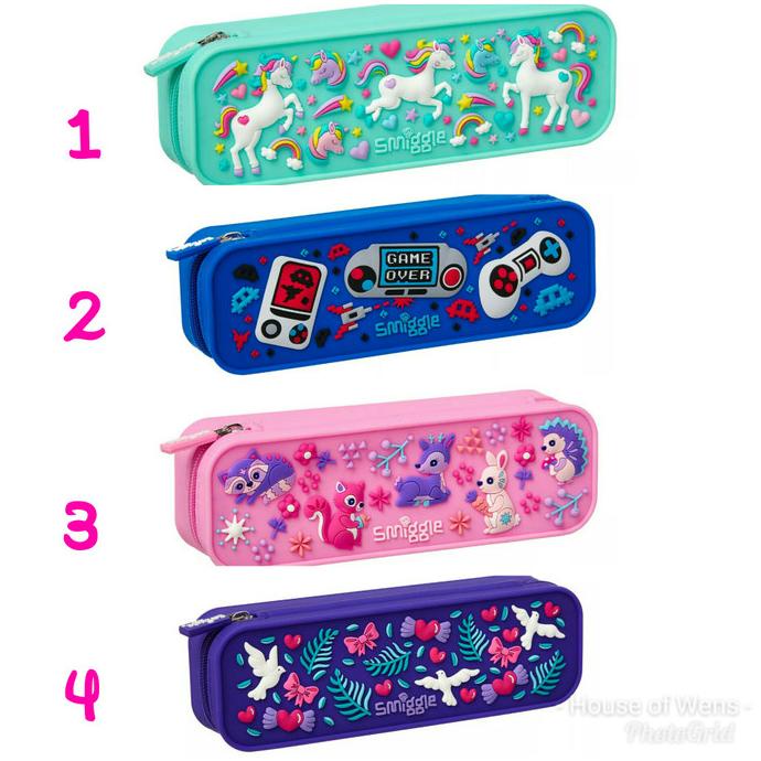 

Smiggle Go Silicone Pencil Case - Tempat Pensil Smiggle - Hijau Muda Original