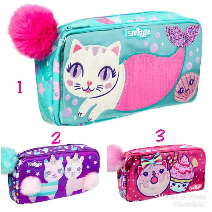 

Smiggle Amaze Character Two Pocket Pencil Case Berkualitas