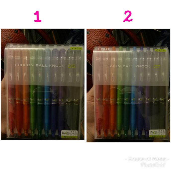 

Pen Frixion Ball Knock 10 Colours - Pulpen Bisa Hapus (Made In Japan) Pengiriman Cepat