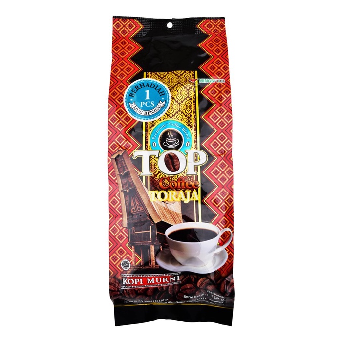 

Gratis Ongkir Kopi Hitam Giling Toraja Top Coffee 158 Gr